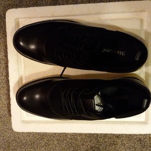 Meijiana mens black oxford shoes